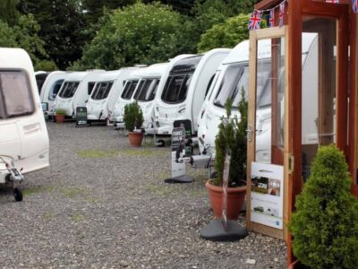 A caravan park full of caravans